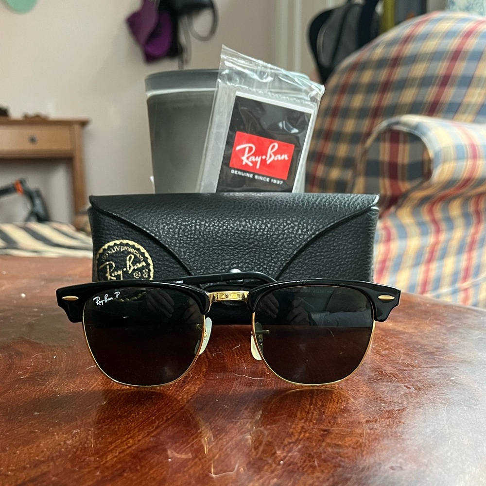 Ray-Ban Polarized Clubmaster Sunglasses